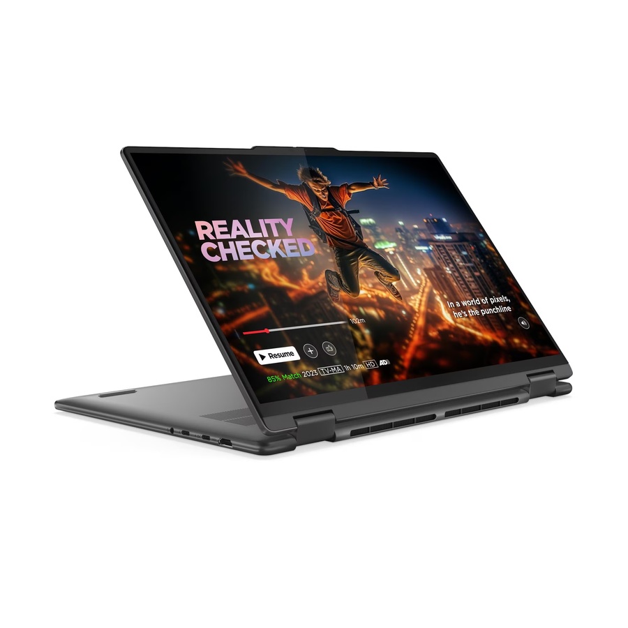 Lenovo YOGA 7 | Ultra 7 155U | 1TB SSD | 16GB RAM | 16" WUXGA IPS | מסך מגע | Windows 11 | מקלדת מוארת | אפור סערה | 3 שנות אחריות – תמונה 2