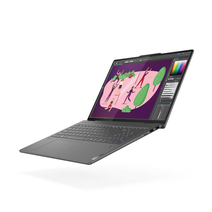 Lenovo YOGA 7 | Ultra 7 155U | 1TB SSD | 16GB RAM | 16" WUXGA IPS | מסך מגע | Windows 11 | מקלדת מוארת | אפור סערה | 3 שנות אחריות – תמונה 8